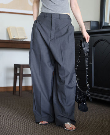 Ader pintuck wide slacks
